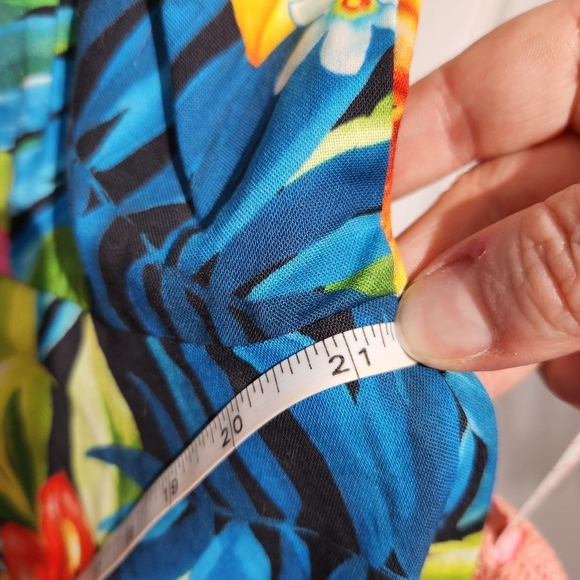 floral Hawaiian tiki fit and flare retro dress 4x pinup vintage - Picture 7 of 7